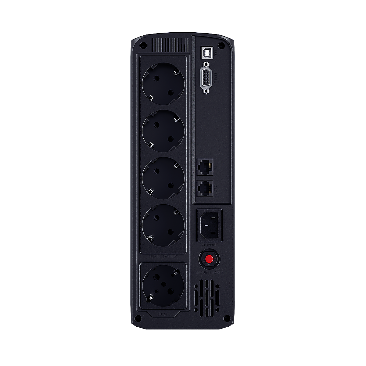 ИБП CyberPower VP1600ELCD Line-interactive 1600VA/960W (Euro x5, RJ11/RJ45, USB-порт 355x281x100(мм)