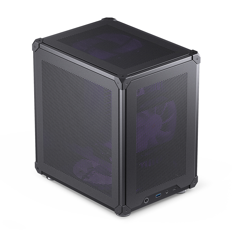 Корпус JONSBO C6, Mini-Tower,  no fan, 1xUSB-A 3.0 + 1xUSB-C 3.1, mATX, mITX Black