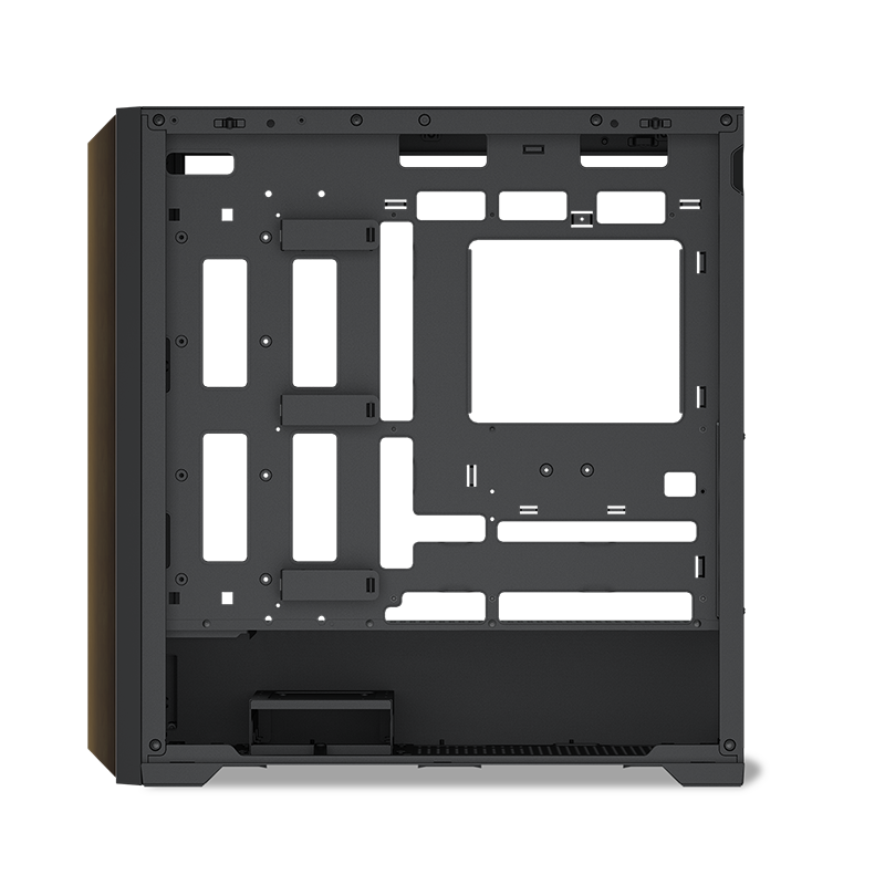 Корпус SAMA Z60 Black, Midi-Tower, TG, 4x140mm ARGB, 2xUSB 3.0 + 1xUSB 3.1 Type-C, E-ATX, ATX, mATX,