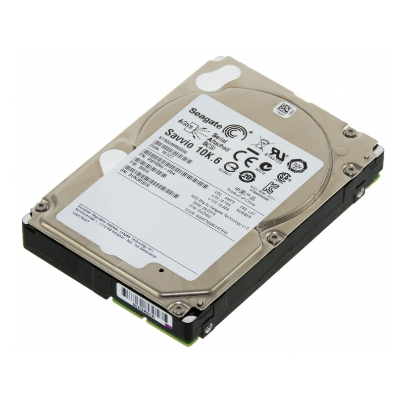 900Gb Seagate Savvio 10K.6 (ST900MM0006) {SAS II, 6.0Gb/s, 10 000 rpm, 64mb buffer, 2.5"} (clean pul