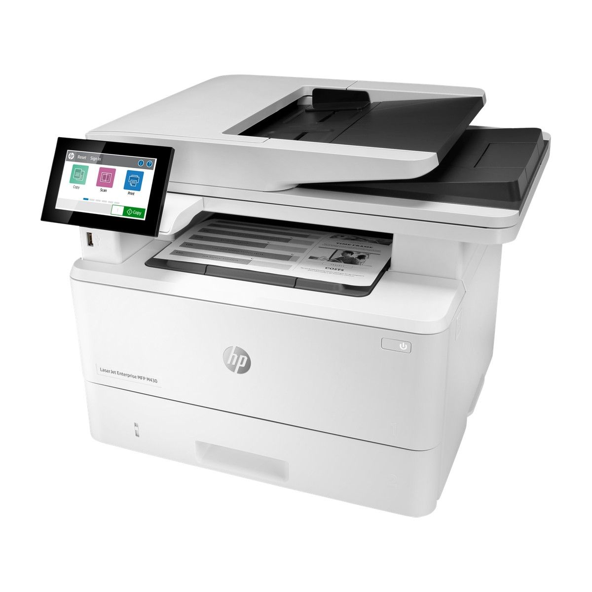 МФУ лазерный HP LaserJet Enterprise M430f (3PZ55A) A4 Duplex Net белый