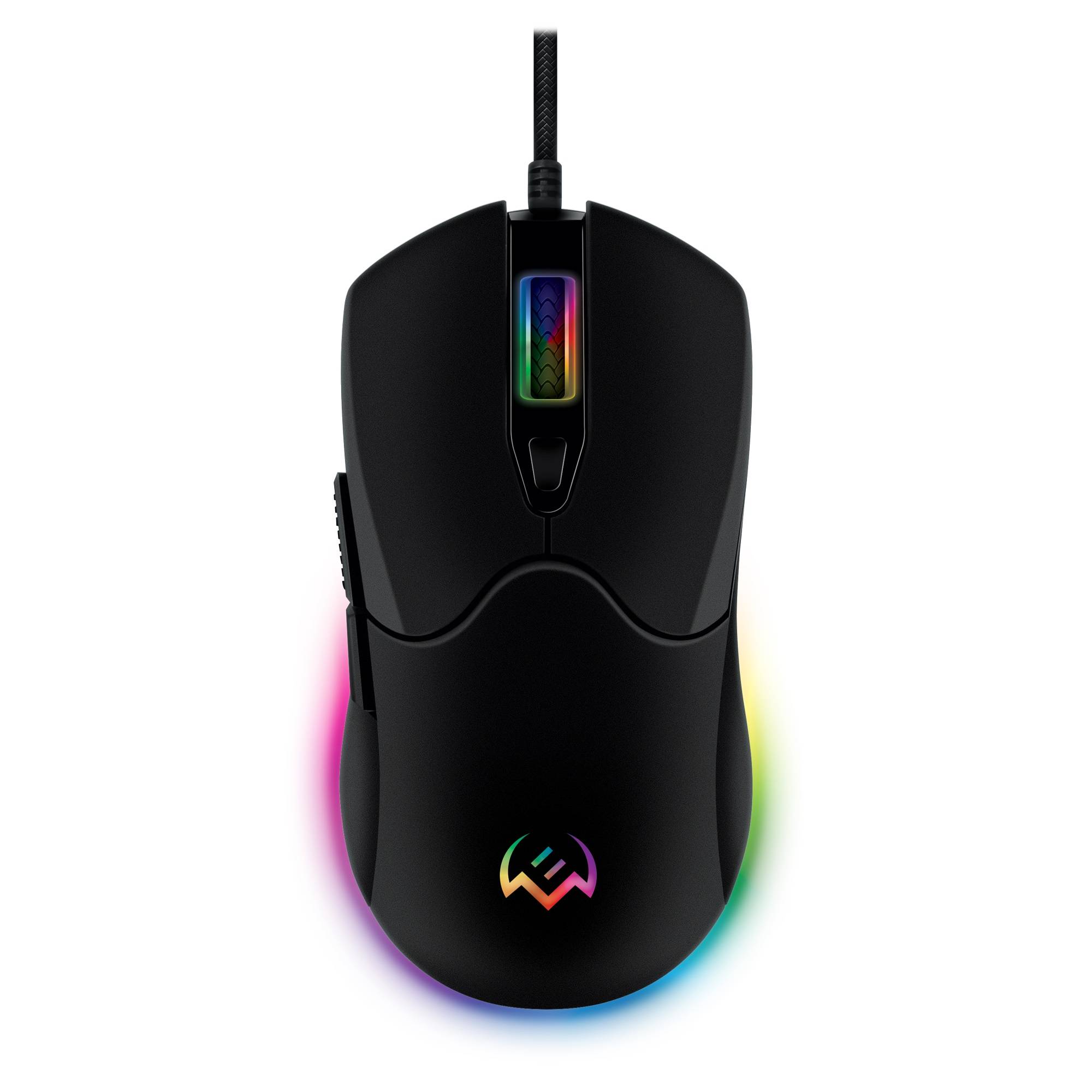 Мышь Sven RX-G840 5+1кл. 200-7200 DPI, ПО, SoftTouch, RGB-подсветка, игров. Упак