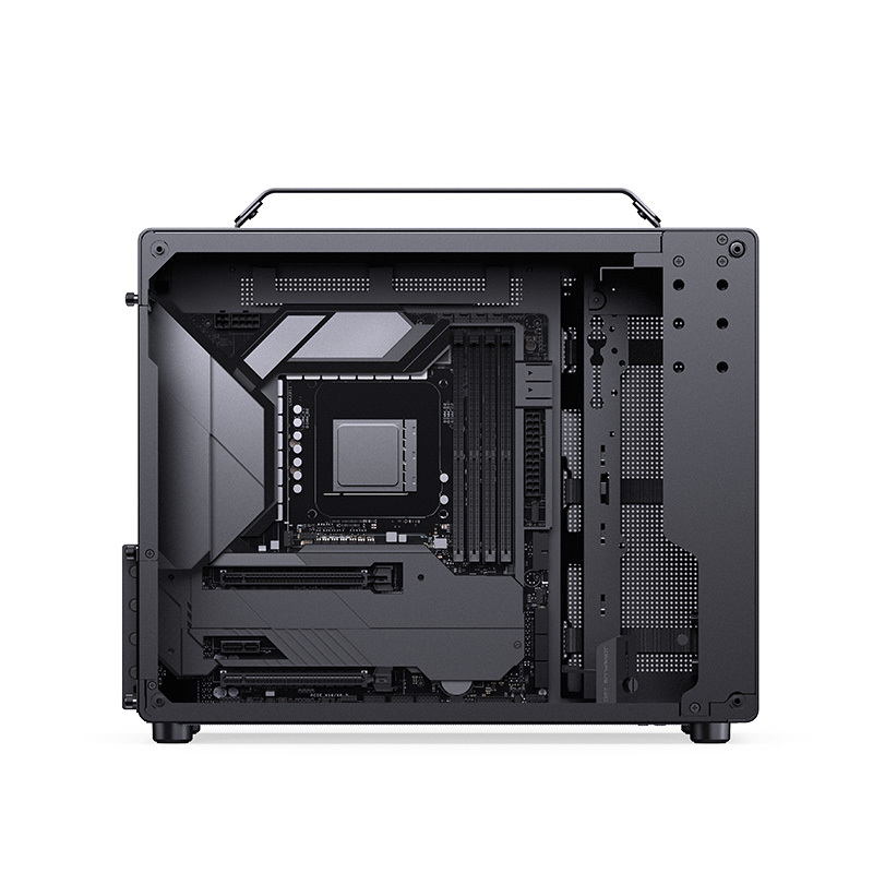 Корпус JONSBO Z20, Mini-Tower, TG, no fan, 1xUSB-A 3.2 + 1xUSB-C 3.2, mATX, mITX Black