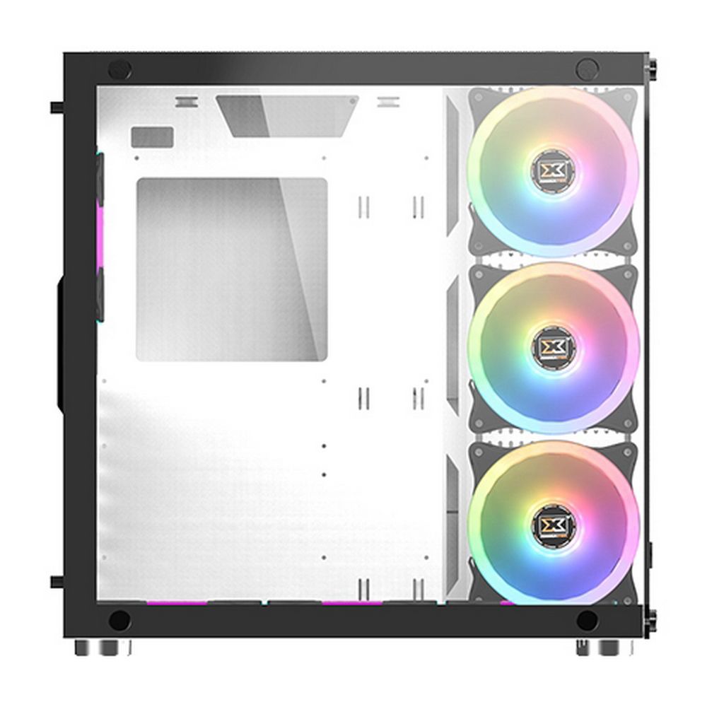 Корпус Xigmatek Aquarius Plus White EN46430 ATX, USB3.0x2+USB2.0x1, Front &amp;Left TG, 7PCS AY120 F