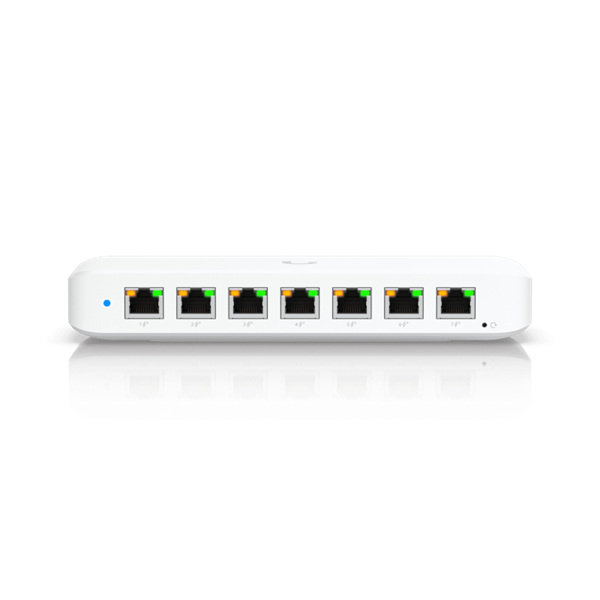 Коммутатор Ubiquiti UniFi Switch Ultra 210W PoE-коммутатор, 8х 1G RJ45, раздача 202 Вт