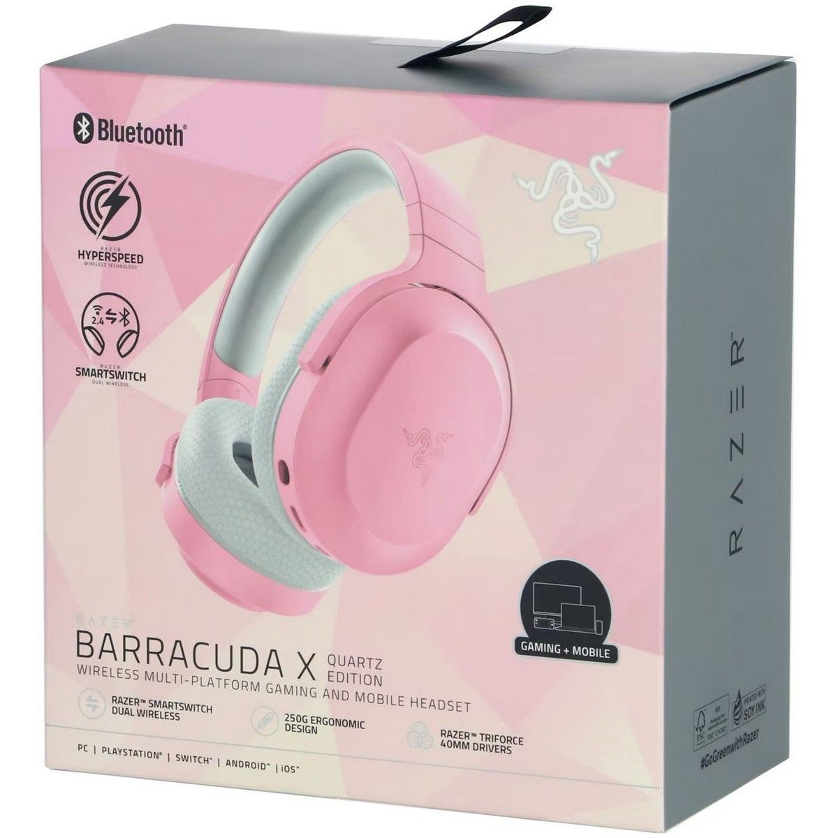 Гарнитура Razer Barracuda X (2022) - Quartz Pink