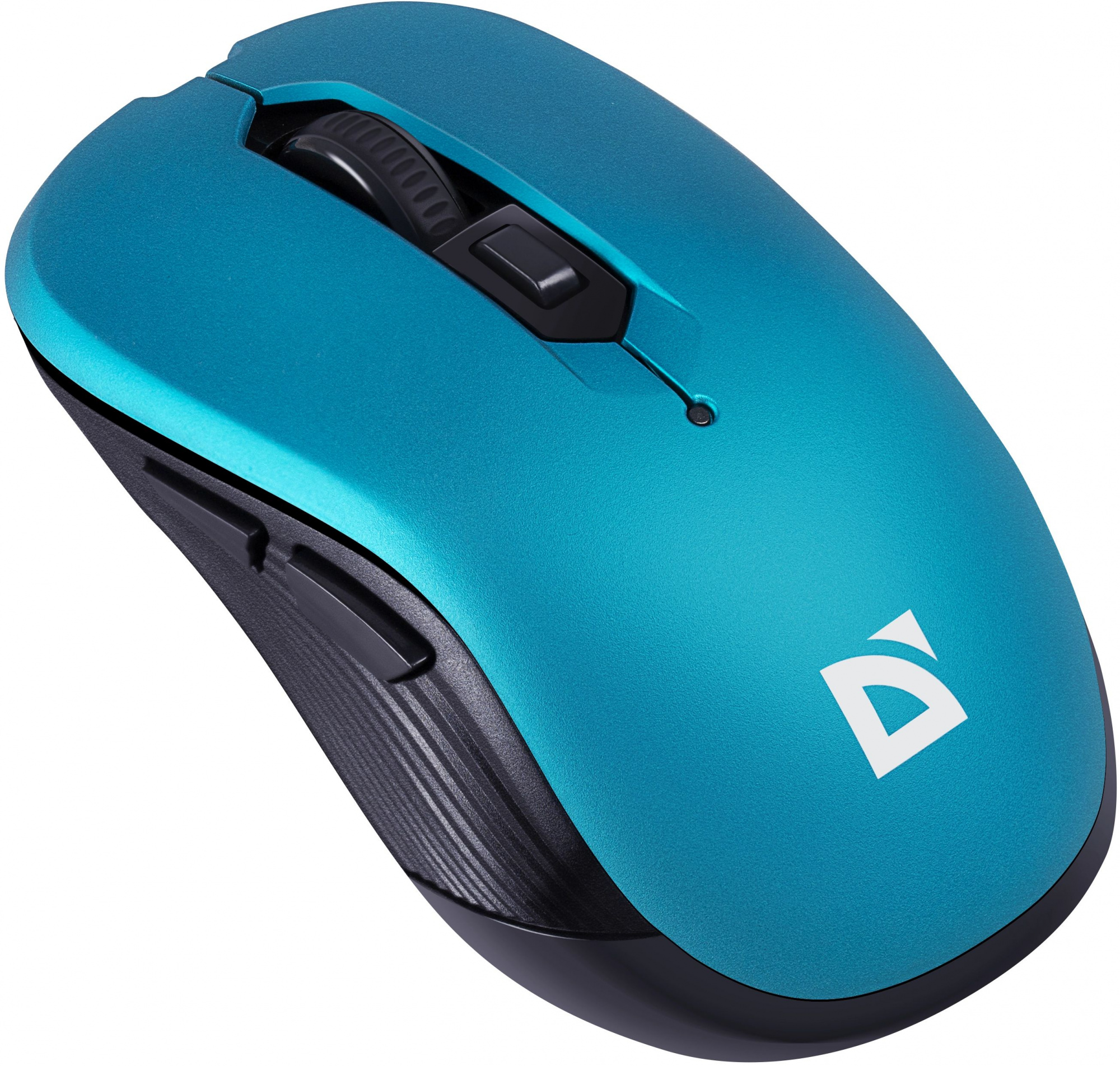 Мышь Defender Gassa MM-105 бирюзовый оптическая 1600dpi silent беспров. USB 5but (52102)