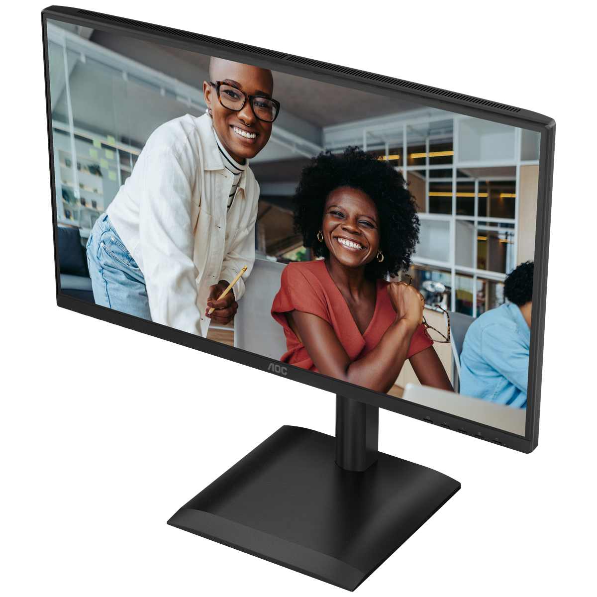 Монитор 23.8" AOC 24E4U IPS 1920x1080, 120 Гц, 4 мс, 16:9, 300 кд/м², HDMI 1.4, DP 1.2, VGA, USB-C, 
