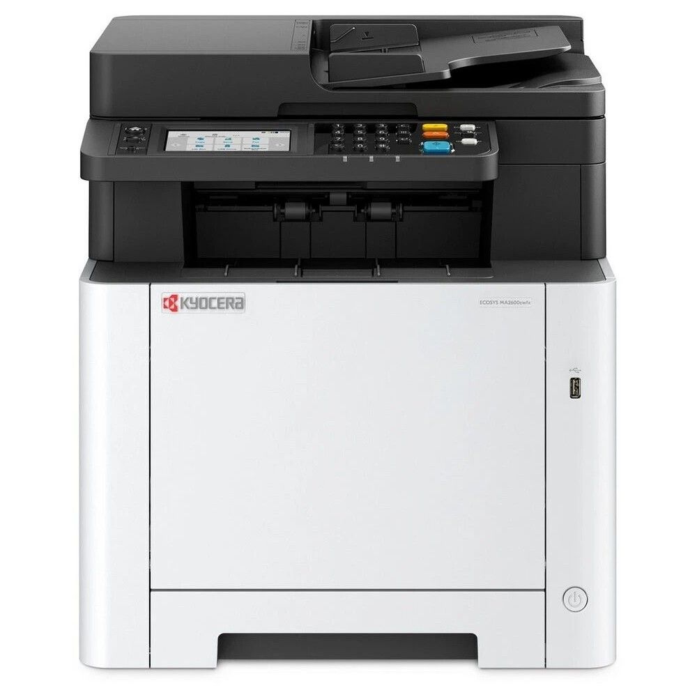 МФУ Kyocera ECOSYS MA2600cwfx P/C/S/F Цв.лазерный А4, 26 стр/мин, 1200 dpi, 512Mb, USB,WiFi, Network