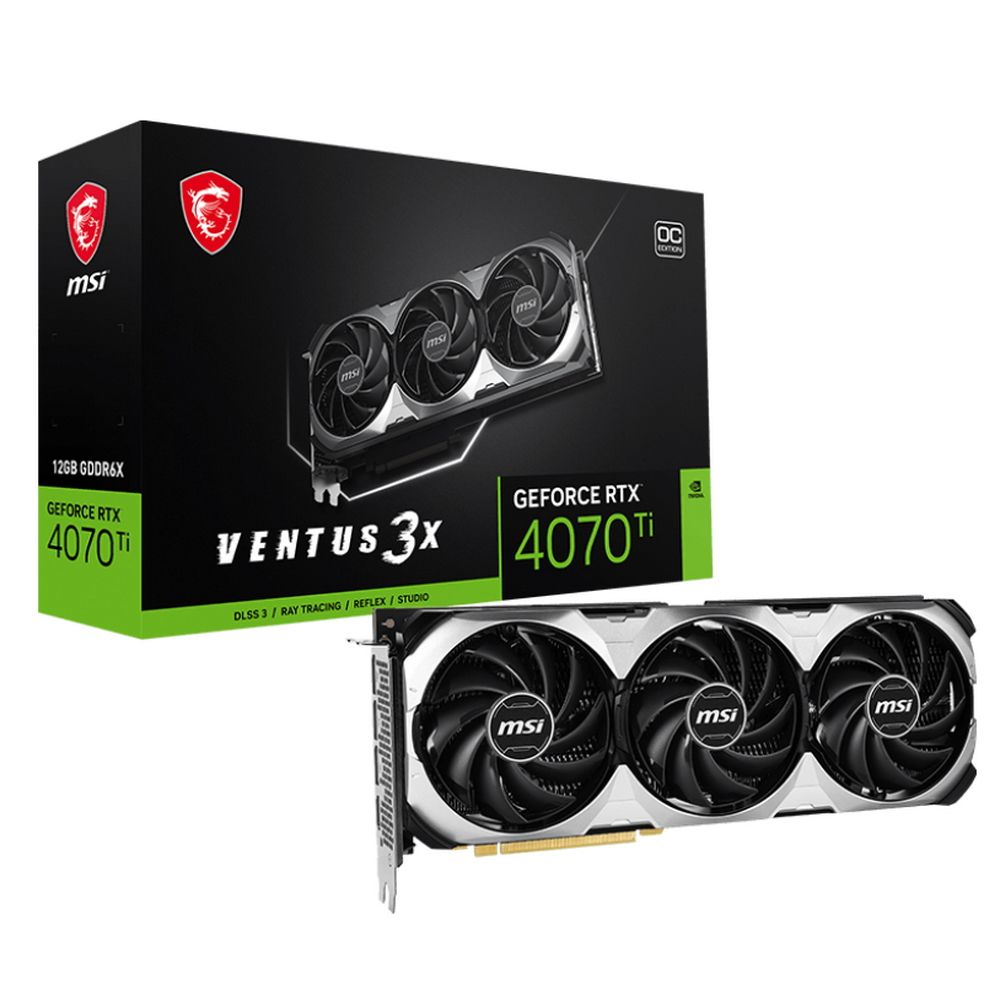 Видеокарта RTX4070Ti VENTUS 3X E1 12GB OC RTL