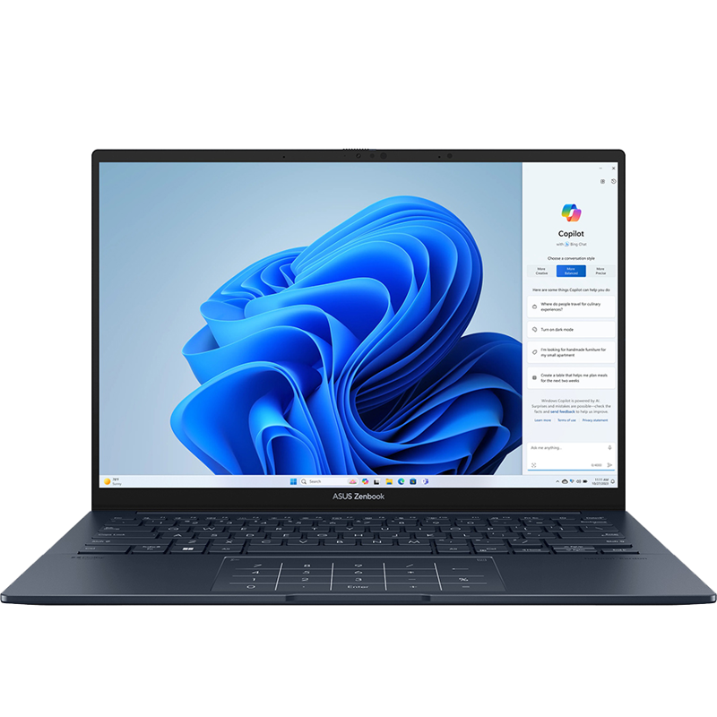 Ноутбук Asus Zenbook 14 OLED UX3405MA-QD489 Core Ultra 5 125H 16Gb SSD1Tb Intel Arc 14" OLED FHD+ (1