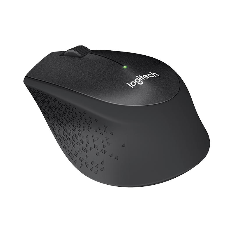 Мышь Logitech M330 Silent Plus черный оптическая 1000dpi silent беспров. USB 2but (910-004909)