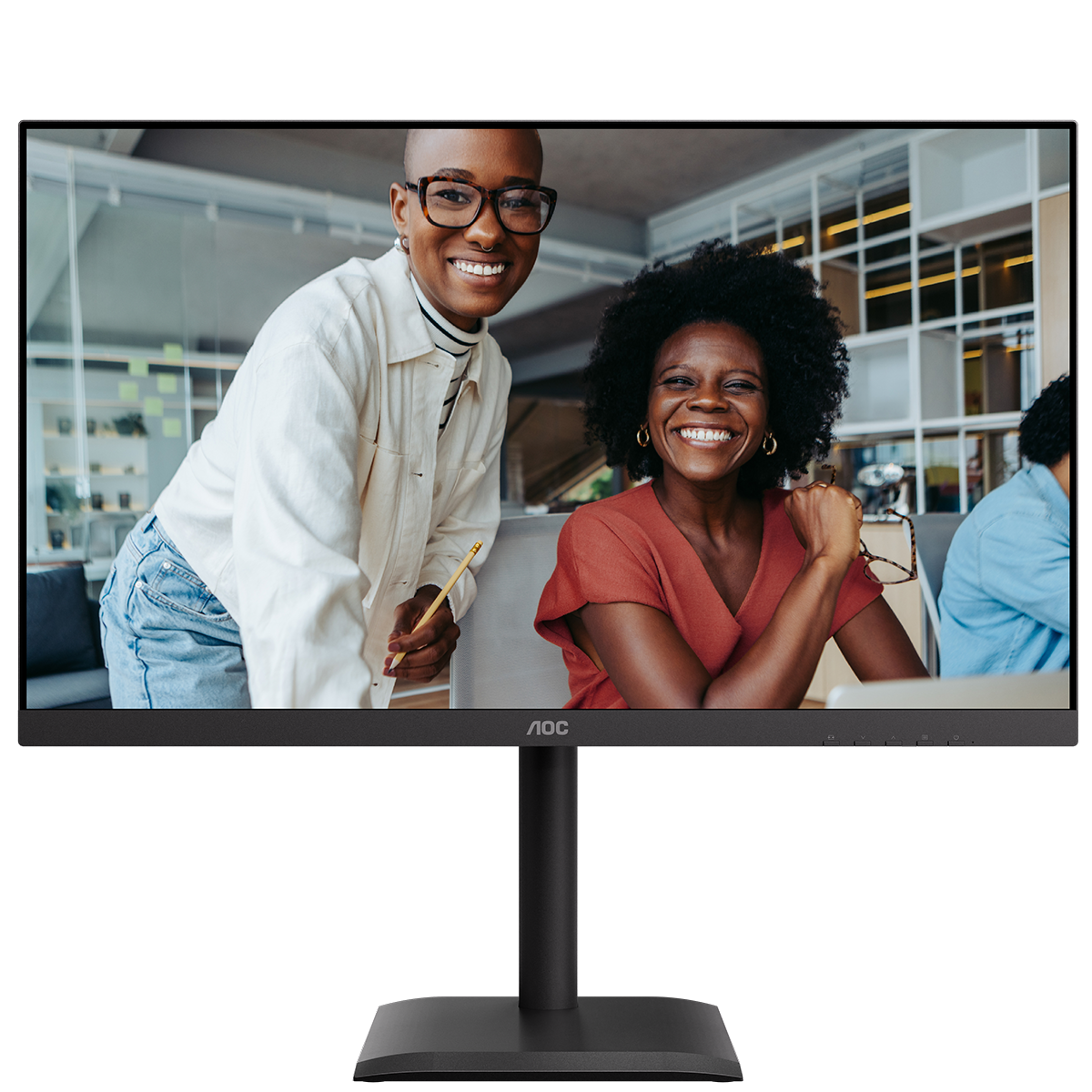 Монитор 27" AOC U27E4CV Black (4K, IPS, 3840x2160, 60Hz, 4 ms, 178°/178°, 400 cd/m, +2xHDMI 2.0