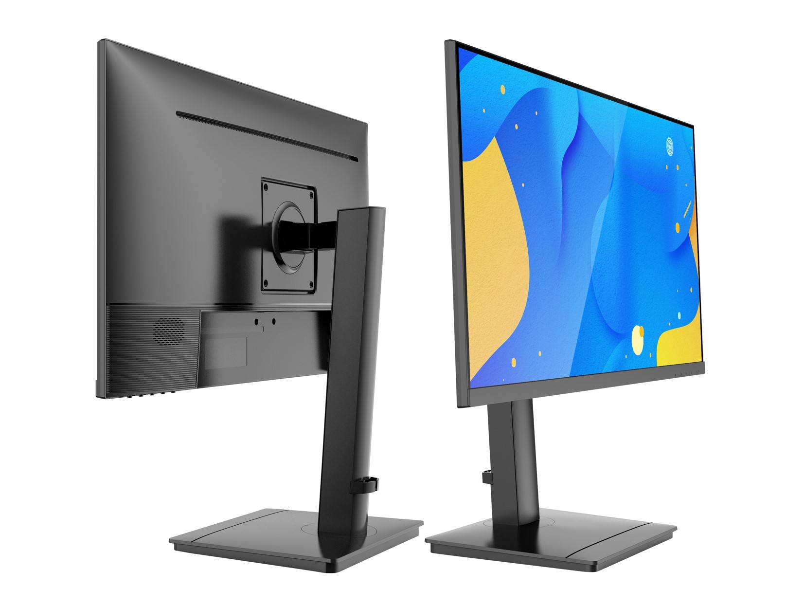 LCD BRAVUS 23.8" BVS2430P с поворотом экрана {IPS 1920x1080 100Hz 5ms 178/178 250cd 1200:1 HDMI Disp