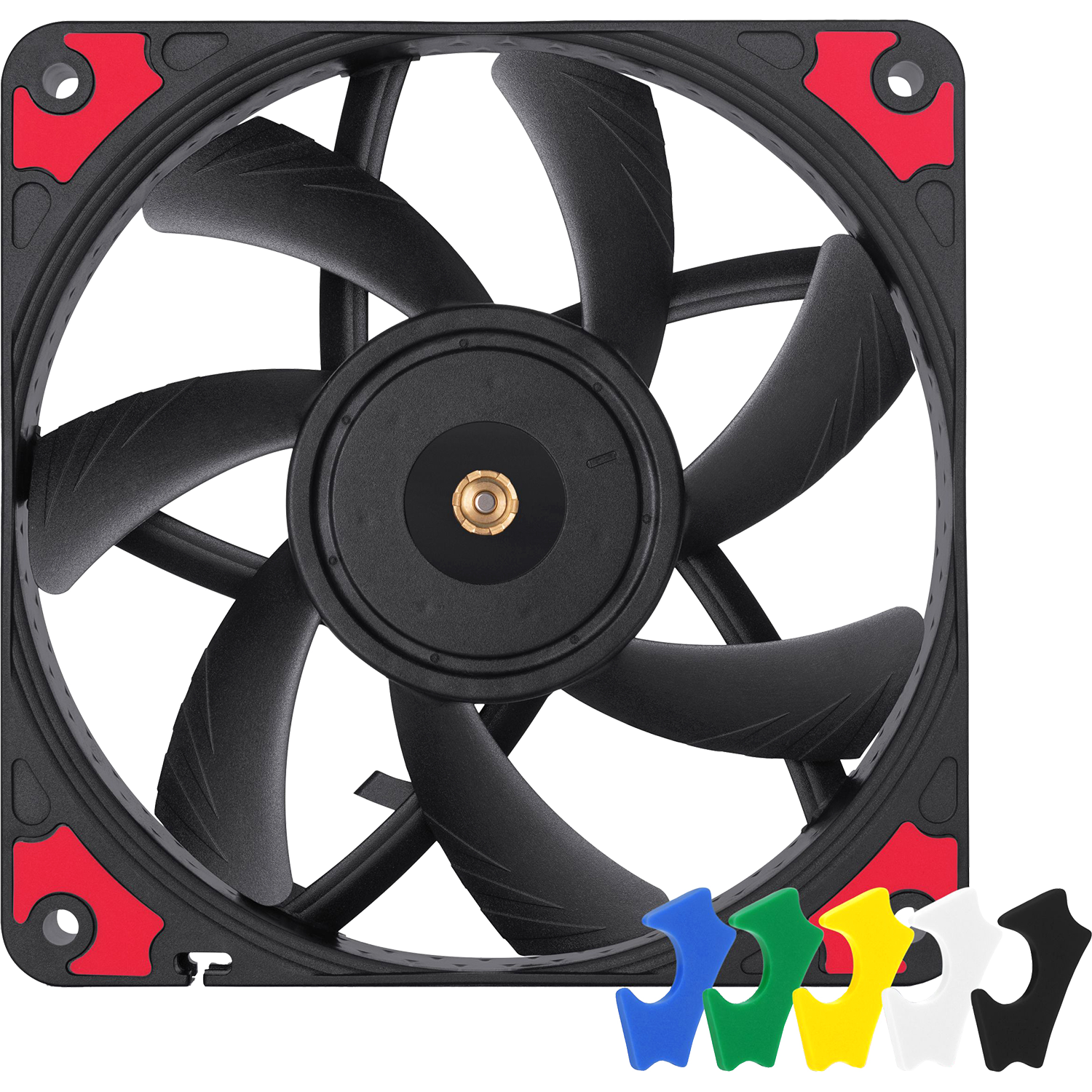 Кулер для корпуса/ Case Cooler Noctua NF-A12x15 PWM chromax.black.swap (120x120x15mm, 4-pin PWM, 55.44CFM, 23.9dBA, 1850RPM, Black)