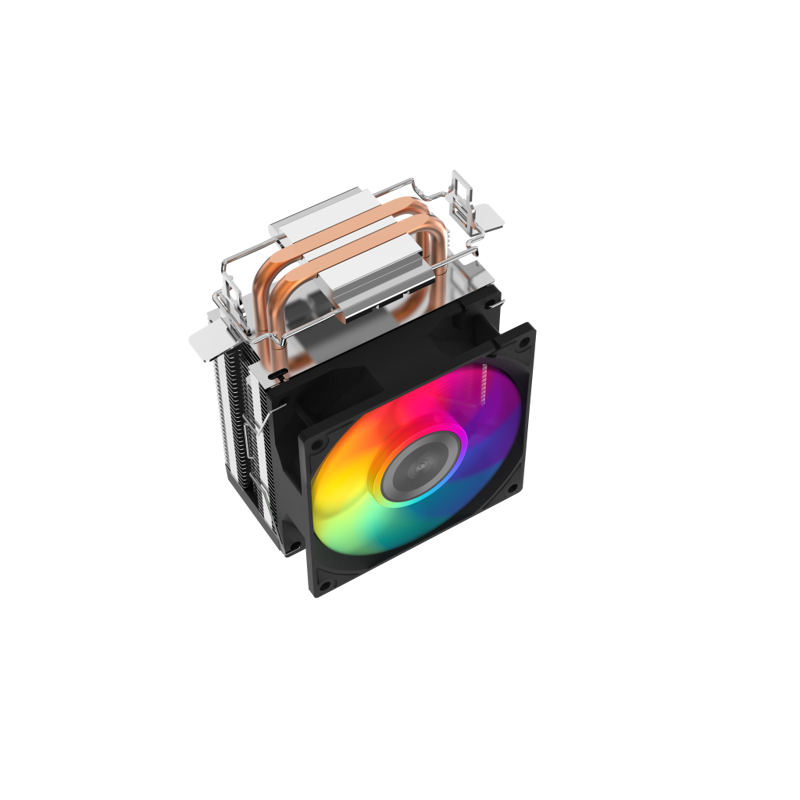 Кулер для процессора SAMA X20 (110W, 4-pin PWM, 123mm, 2x6mm, RGB, 1x92mm, 54.6CFM, 31.2dBA, 2700RPM