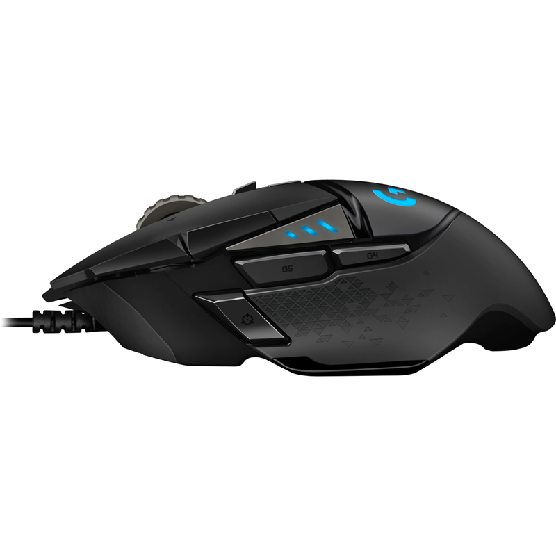 Мышь Logitech G502 Hero черный оптическая 25600dpi USB для ноутбука 9but (910-005474)