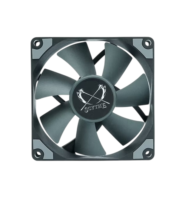 Кулер для корпуса/ Case Cooler Scythe Kaze Flex 92 (92x92x26mm, 4-pin PWM, 48.88CFM, 28.83dBA, 2300RPM, Gray)