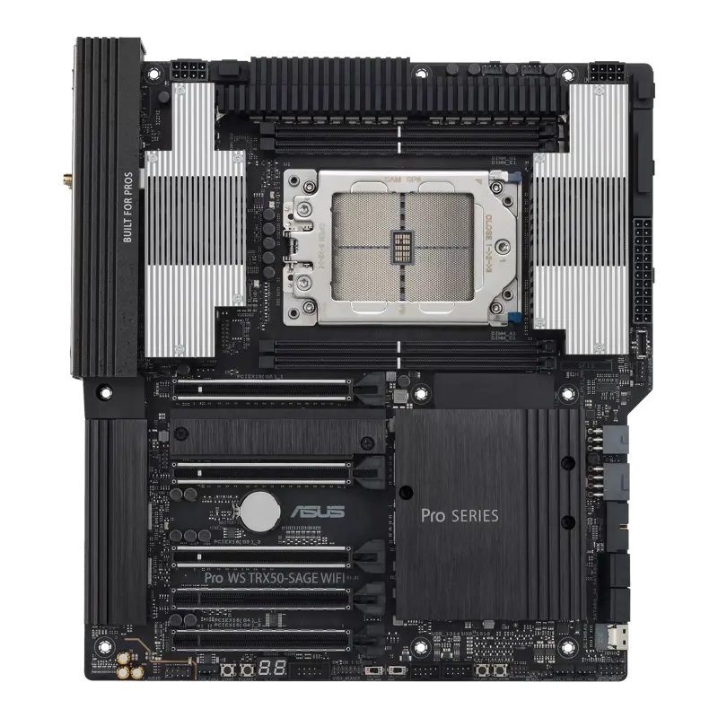 Материнская плата ASUS PRO WS TRX50-SAGE WIFI STR5 CEB 4xDDR5 5xPCIEx16 3xM.2 USB-C 2.5GLAN 10GLAN W