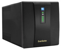 Exegate (EP212521RUS/EP223437RUS) Power  ИБП  Back UNB-1500  <1500VA, Black, 2 евророзетки+2 розетки