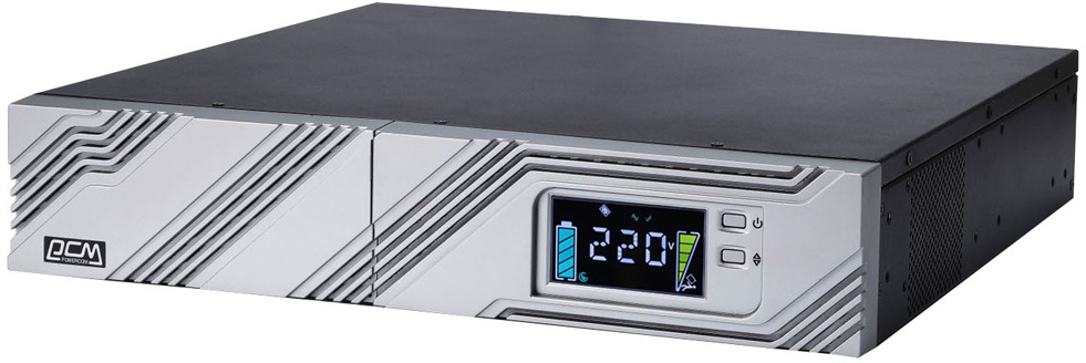 Источник бесперебойного питания Powercom Smart-UPS SMART RT, Line-Interactive, 2000VA/1800W, Rack/To