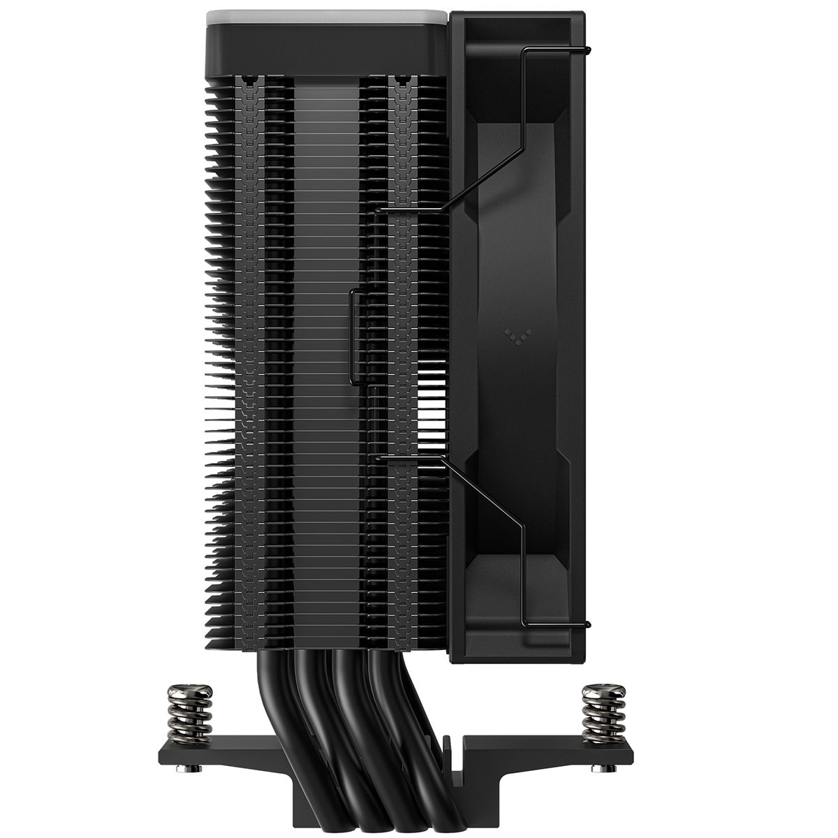 Устройство охлаждения(кулер) Deepcool AG400 Bk V2 ARGB Soc-AM5/AM4/1200/1700/1851 черный 4-pin 31.6d
