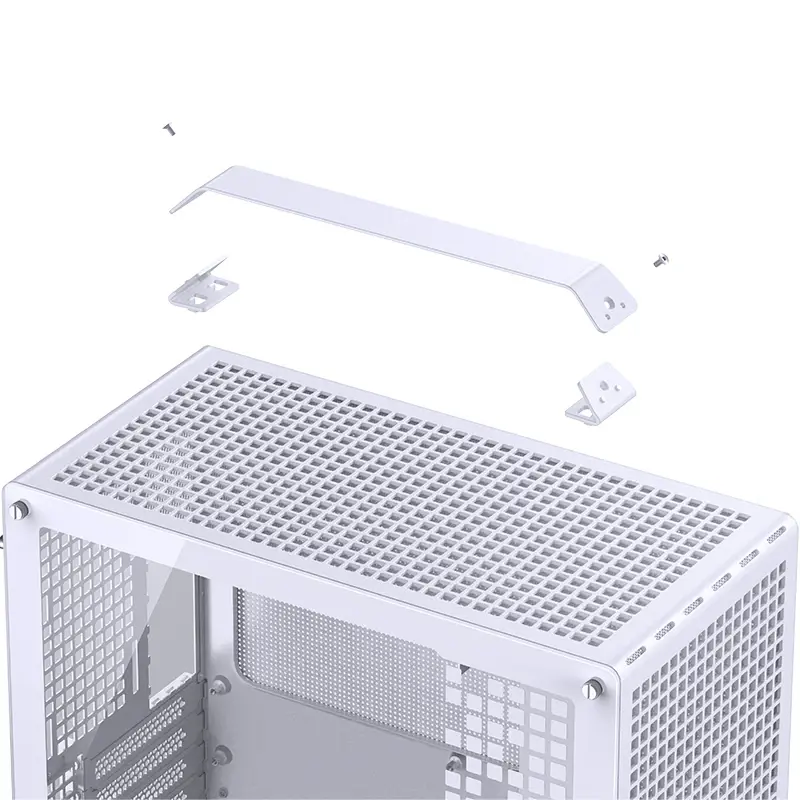 Корпус JONSBO Z20, Mini-Tower, TG, no fan, 1xUSB-A 3.2 + 1xUSB-C 3.2, mATX, mITX White