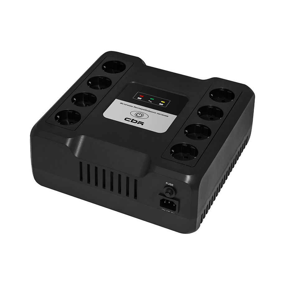 ИБП CBR [CTL-600B-8F-LDK] Line Interactive 600 VA / 360 W 7Ah12V 8 x Shuko