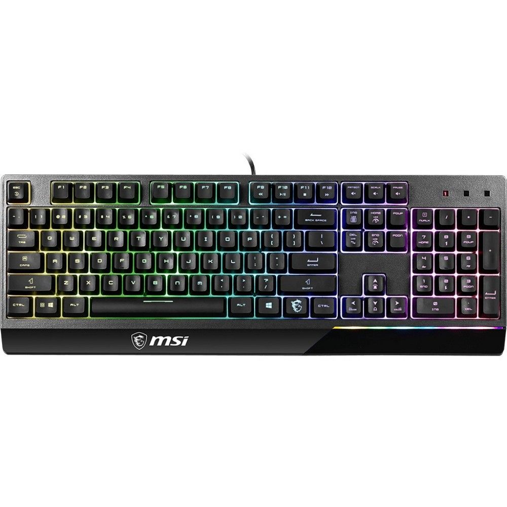 Клавиатура MSI Vigor GK30 RU черный USB for gamer LED (S11-04RU236-CLA)