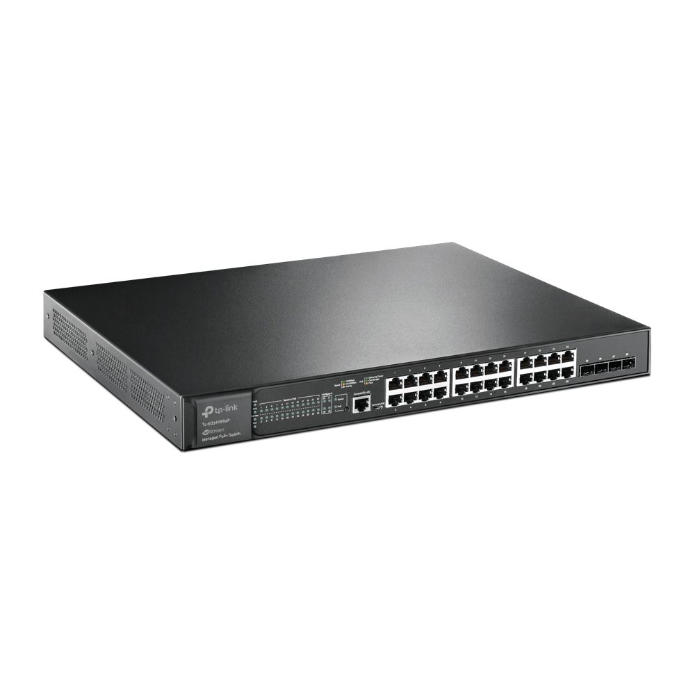 Коммутатор TP-LINK TL-SG3428XMP 24-портовый гигабитный управляемый PoE-коммутатор с 4 SFP+ портами 1