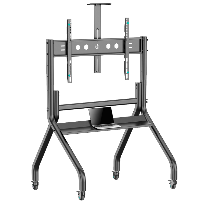 Стойка для телевизора Onkron TS2080 черный 60"-120" макс.150кг напольный мобильный