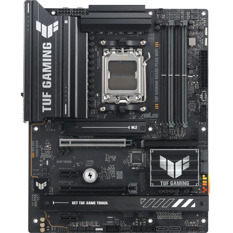 Материнская плата Asus TUF GAMING B650E-PLUS WIFI Socket AM5 AMD B650 4xDDR5 ATX AC`97 8ch(7.1) 2.5G