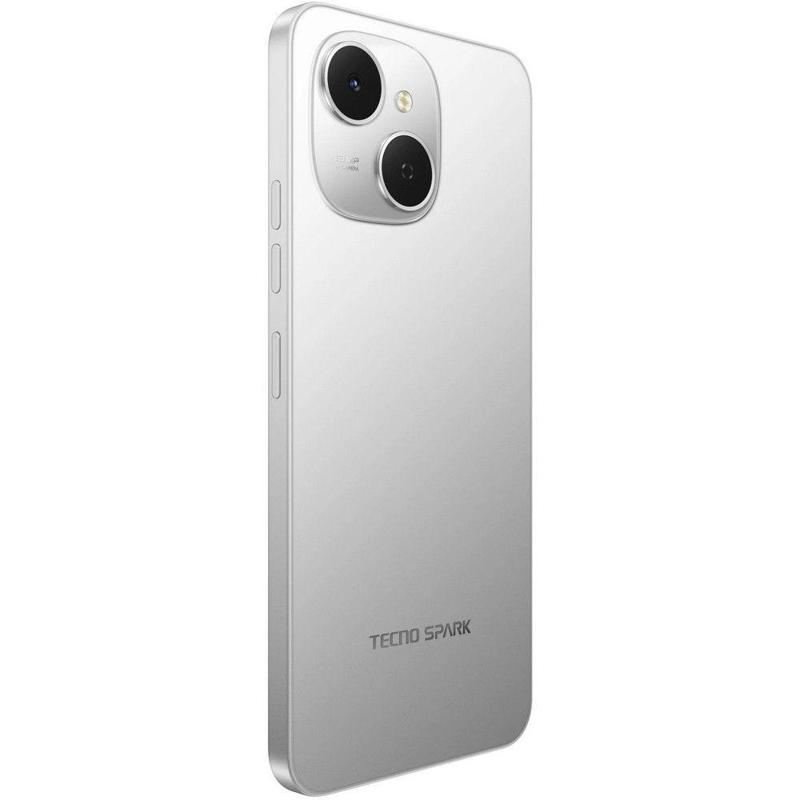 Смартфон Tecno Spark 40C 128Gb 4Gb серый моноблок 3G 4G 2Sim 6.67" 720x1600 Android 15 13Mpix 802.11