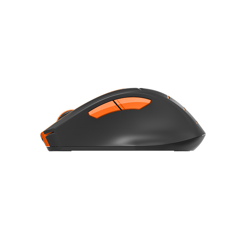 Мышь A4Tech Fstyler FG30S серый/оранжевый оптическая 2000dpi silent беспров. USB 6but (FG30S ORANGE)