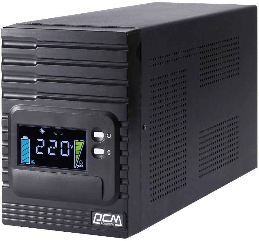 Источник бесперебойного питания Powercom Smart King Pro+ SPT-1500, Line-Interactive, LCD, 1500VA/120
