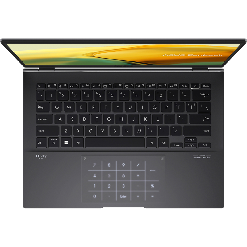 Ноутбук ASUS Zenbook 14 UM3402YA-KP860 AMD Ryzen5 7430U   2.3GHz  LPDDR4X 16GB 1TB PCIE G3 SSD   14.