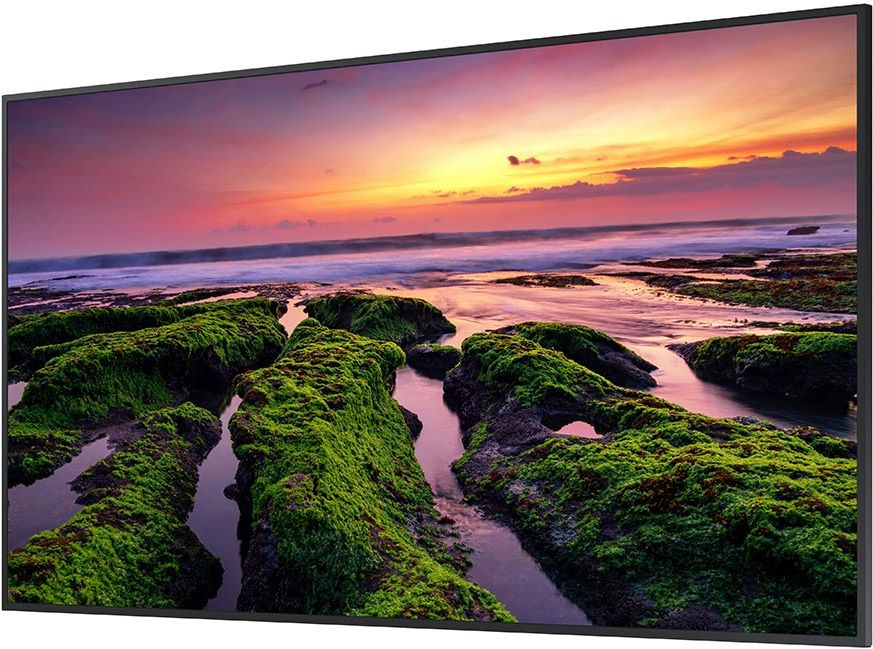 Панель Samsung 75" QB75B черный VA LED 8ms 16:9 HDMI M/M матовая 350cd 178гр/178гр 3840x1920 4K USB 