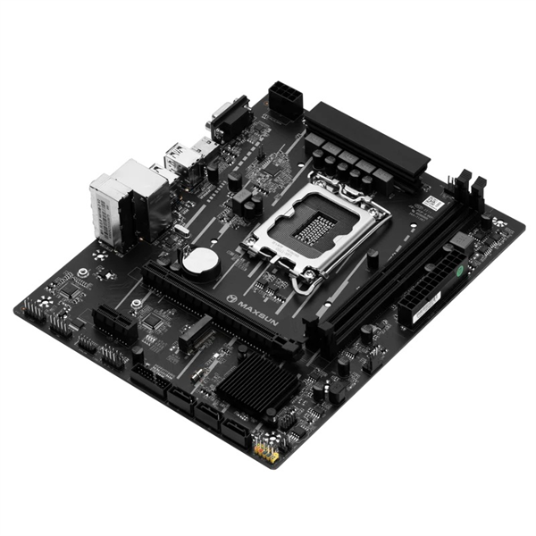 Материнская плата MAXSUN MS-Challenger H610M-D, LGA1700, H610, 2*DDR4, 3*SATA3, M.2, 2*USB 3.2, 4*US
