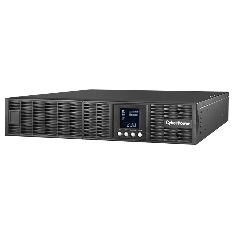 Источник бесперебойного питания CyberPower OLS3000ERT2U 3000VA/2700W USB/RS-232/EPO/SNMPslot/RJ11/45