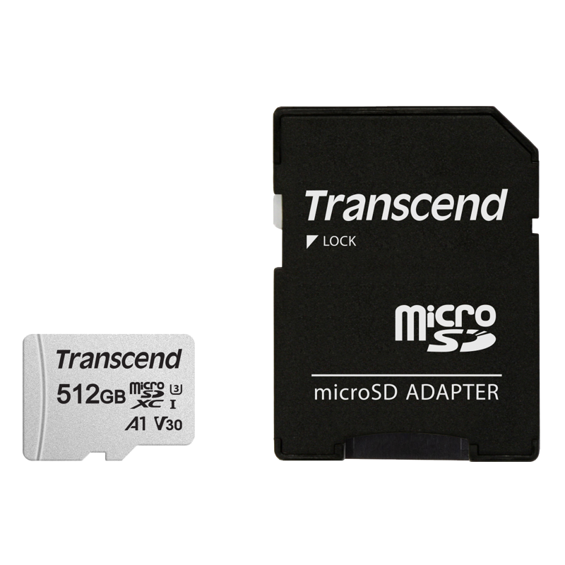 Флеш карта microSDXC 512GB Transcend TS512GUSD300S-A 300S + adapter