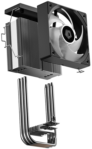 Устройство охлаждения(кулер) ID-Cooling SE-903-XT V2 ARGB Soc-AM5/AM4/1200/1700/1851 серебристый/чер