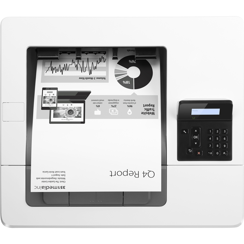 Принтер лазерный HP LaserJet Pro M501dn (J8H61A) A4 Duplex белый