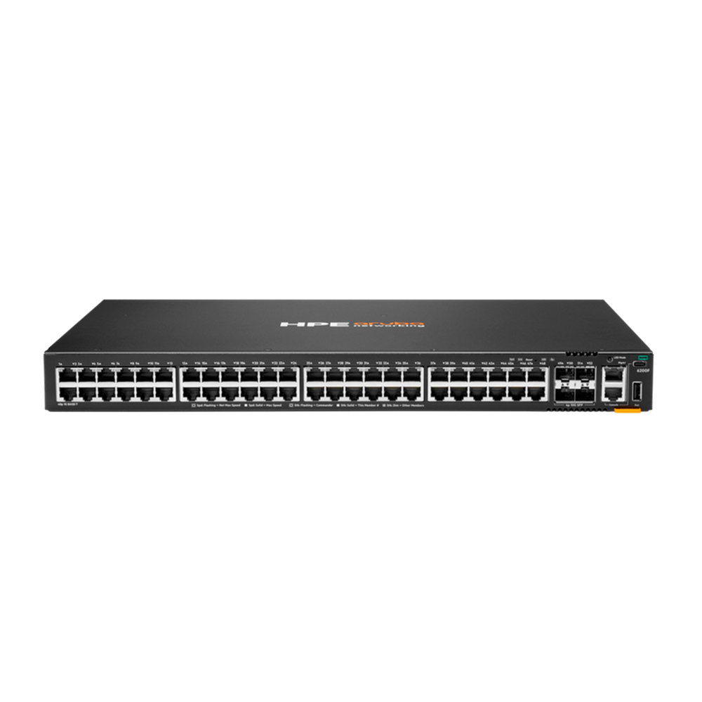 Коммутатор JL726B HPE Aruba Networking CX 6200F 48G 4SFP+ Managed L3 Switch