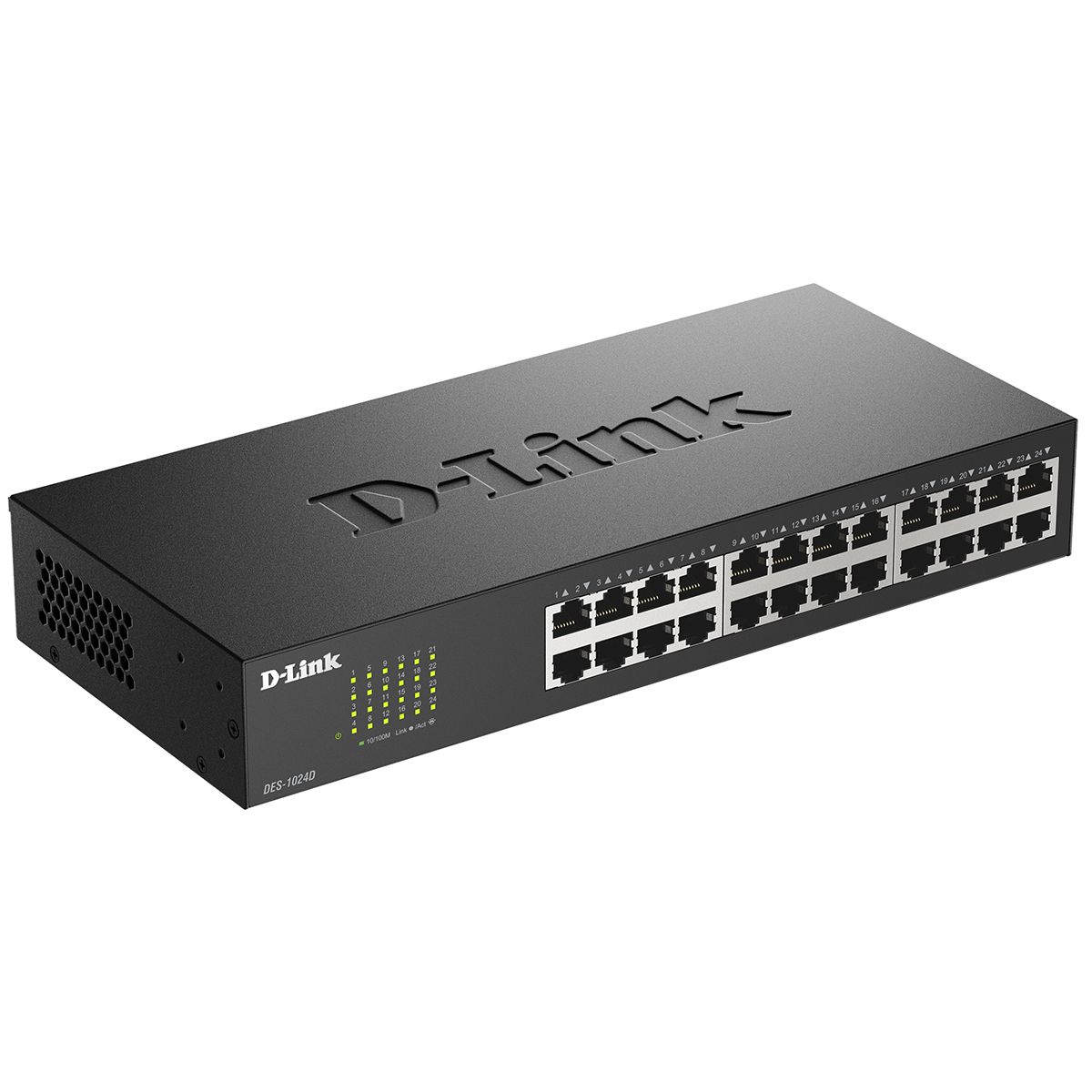 Коммутатор D-Link DES-1024D/H2A 24x100Мбит/с неуправляемый