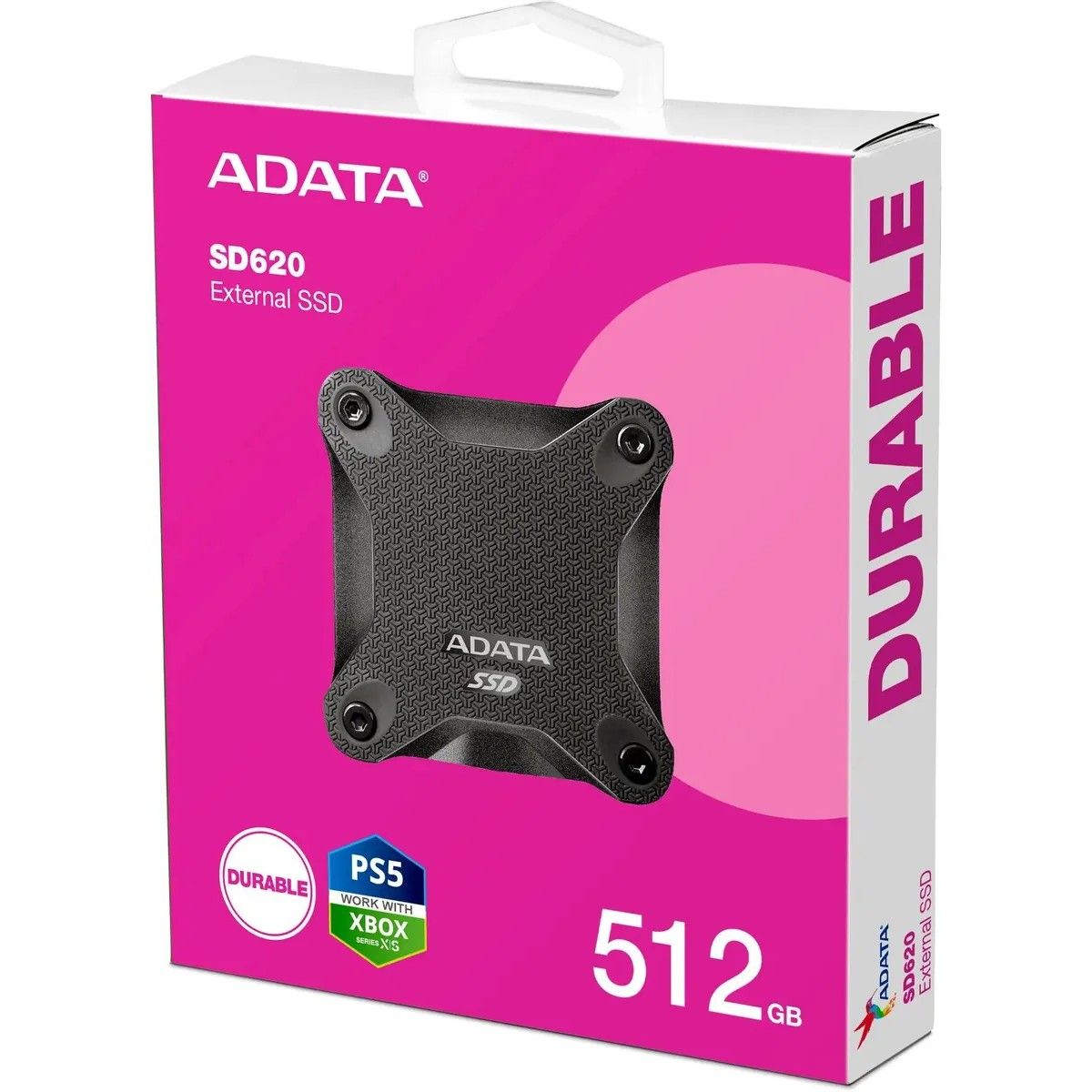 Накопитель SSD A-Data USB3.1 512GB SD620-512GCBK SD620 2.5" черный
