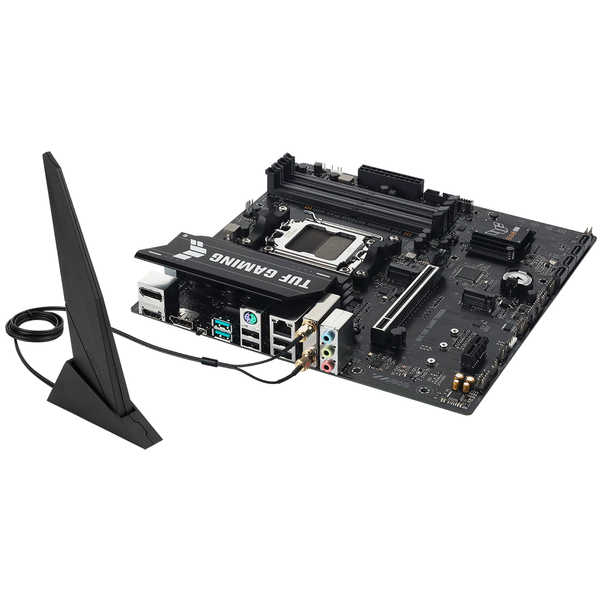Материнская плата ASUS TUF GAMING A620AM-PLUS WIFI, AM5, A620A, 4*DDR5, 4*SATA, 2*M.2, 2*USB 3.2, 4*