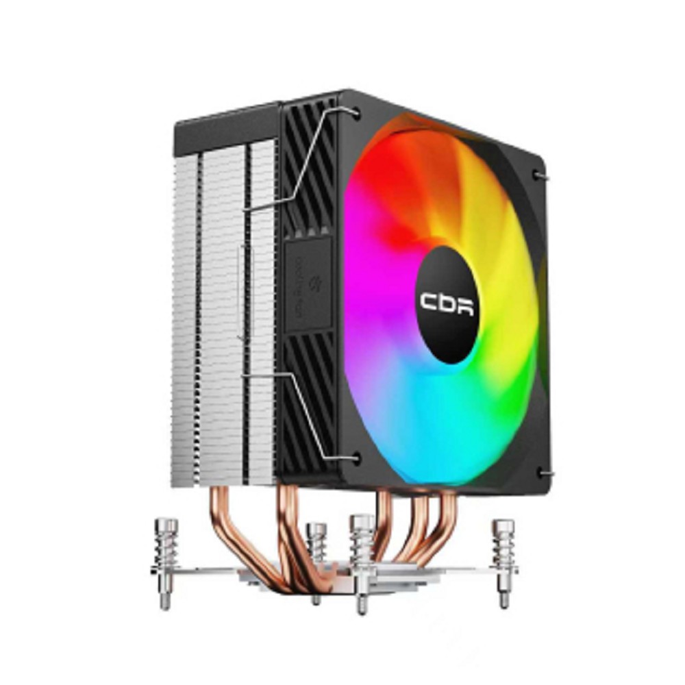 Процессоры CBR 11108806 — CC-3190-RGB-PWM Кулер для процессора, Al+Cu, 3 heat pipes, Socket 775/1366/1155/1156/1150/1151/1200/1700/AM2/АМ2+/АМ3/AM3+/FM1/FM2/AM4/AM5, TDP 190W, 120mm Fan, 2300RPM, HB, RGB, PWM, 36db