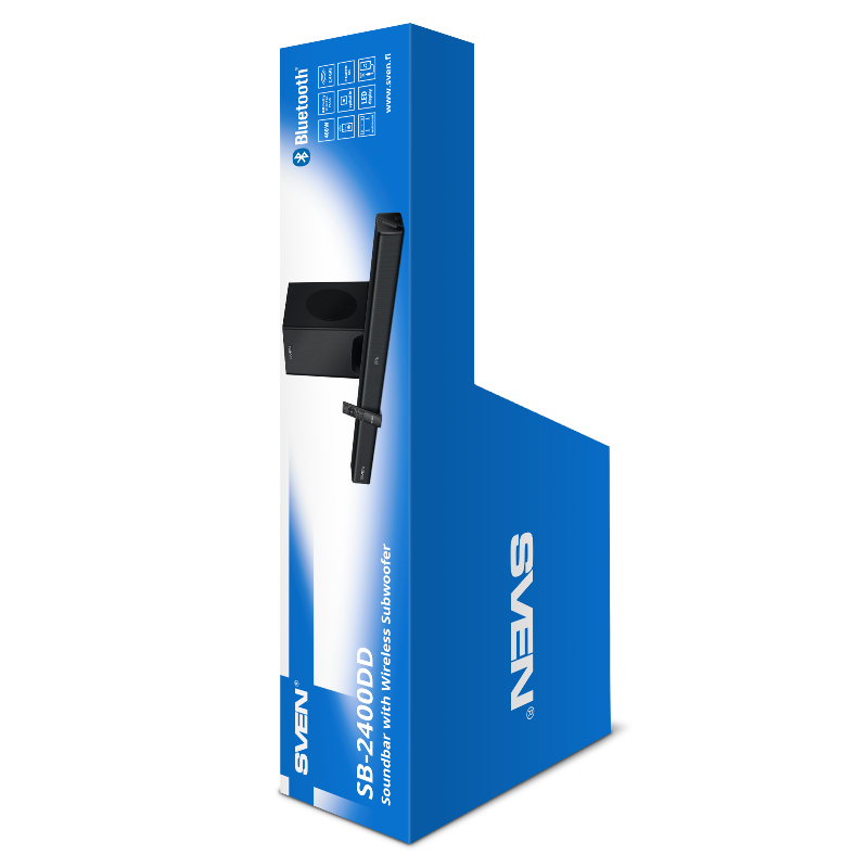 Саундбар Sven SB-2400DD 1.1 черный 400Вт BT
