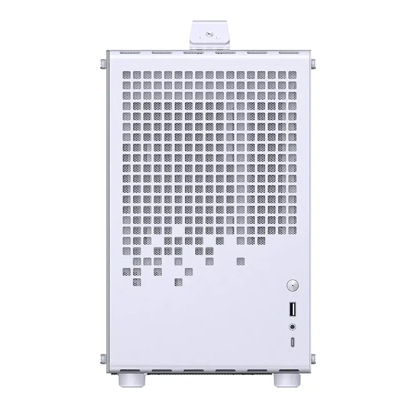 Корпус JONSBO Z20, Mini-Tower, TG, no fan, 1xUSB-A 3.2 + 1xUSB-C 3.2, mATX, mITX White