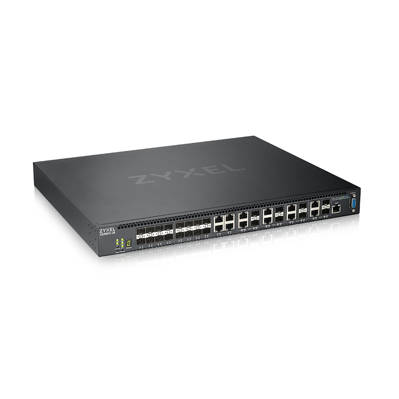 Коммутатор Мультигигабитный L3 Core коммутатор Zyxel NebulaFlex Pro XS3800-28, rack 19", 4xRJ-45: 1/